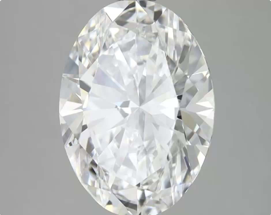 4.14ct Oval D VS2 Lab-Grown Diamond