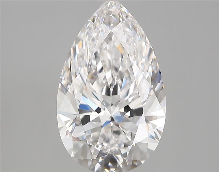 2.77ct Pear D VVS2 Lab-Grown Diamond