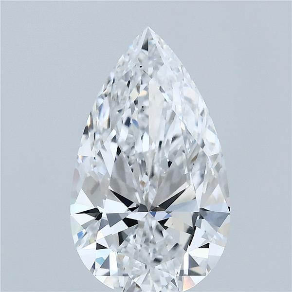 2.5ct Pear D VVS2 Lab-Grown Diamond