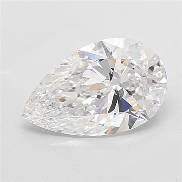 3.57ct Pear D VVS2 Lab-Grown Diamond