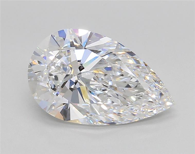 2.56ct Pear D VVS1 Lab-Grown Diamond