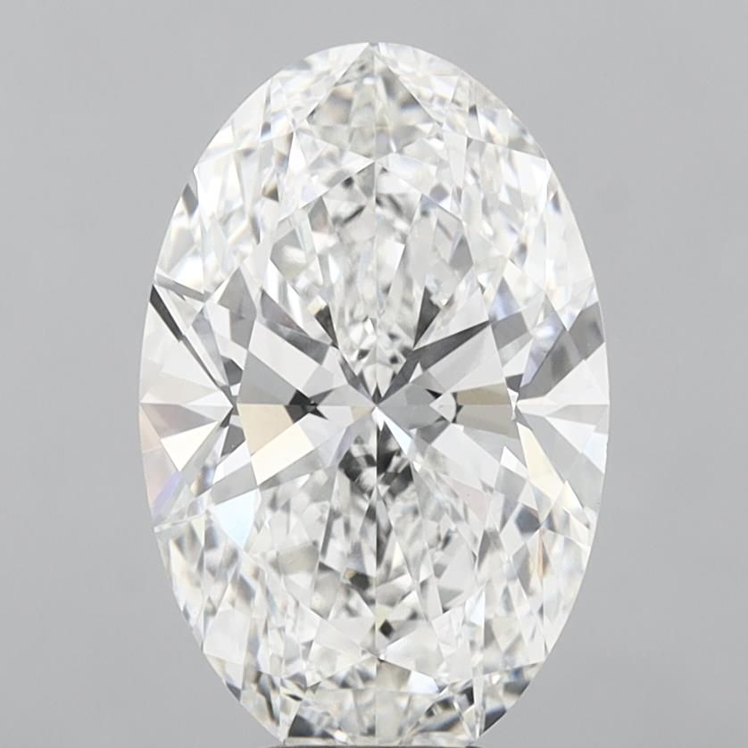 7.1ct Oval F VVS2 Lab-Grown Diamond