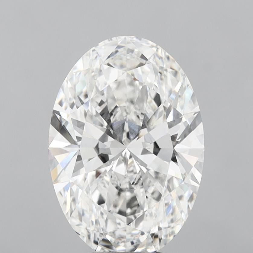 6.08ct Oval F VVS2 Lab-Grown Diamond