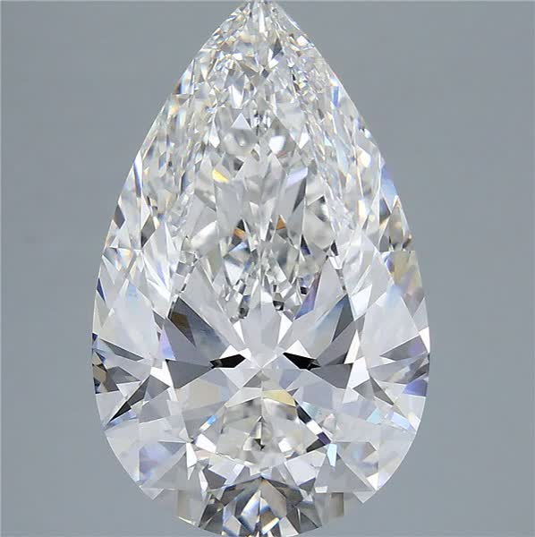 7.75ct Pear F VVS2 Lab-Grown Diamond