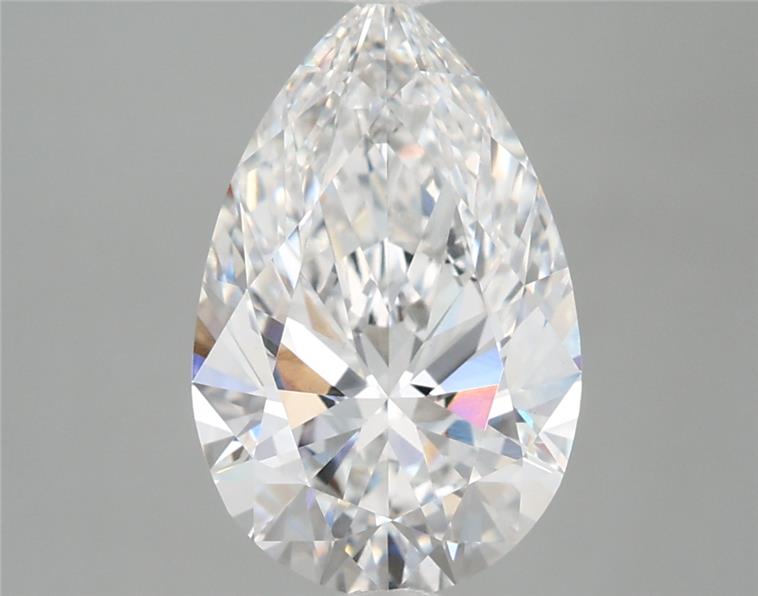 2.82ct Pear D VVS2 Lab-Grown Diamond