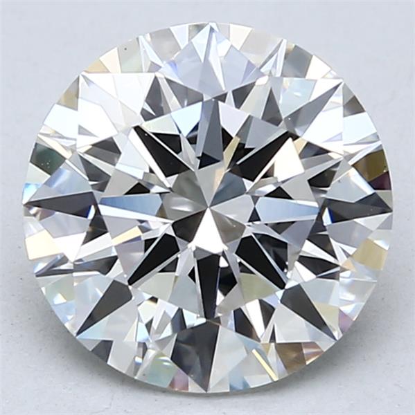 3ct Round F VS1 Lab-Grown Diamond