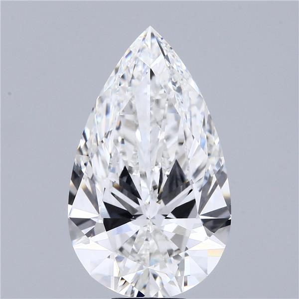 10.02 Carat PEAR Shape F Colour VVS2 Clarity  Cut - White Lab Diamond - 2525407