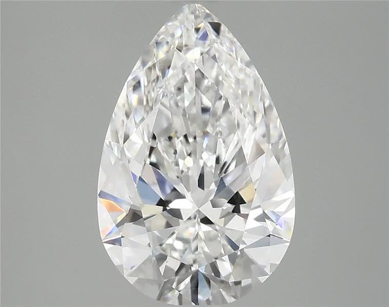3.09ct Pear E VVS2 Lab-Grown Diamond