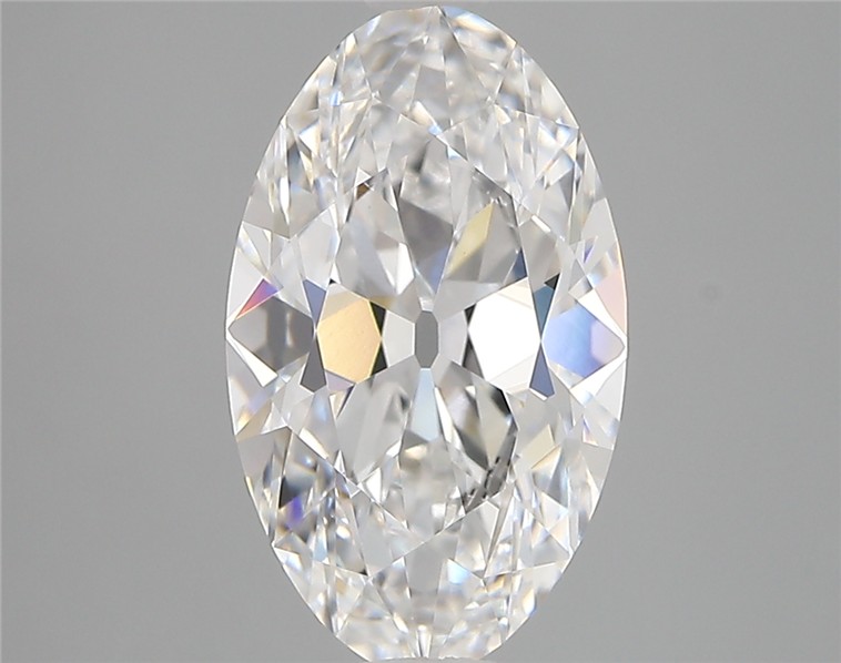 2.8ct Moval D VVS2 Lab-Grown Diamond