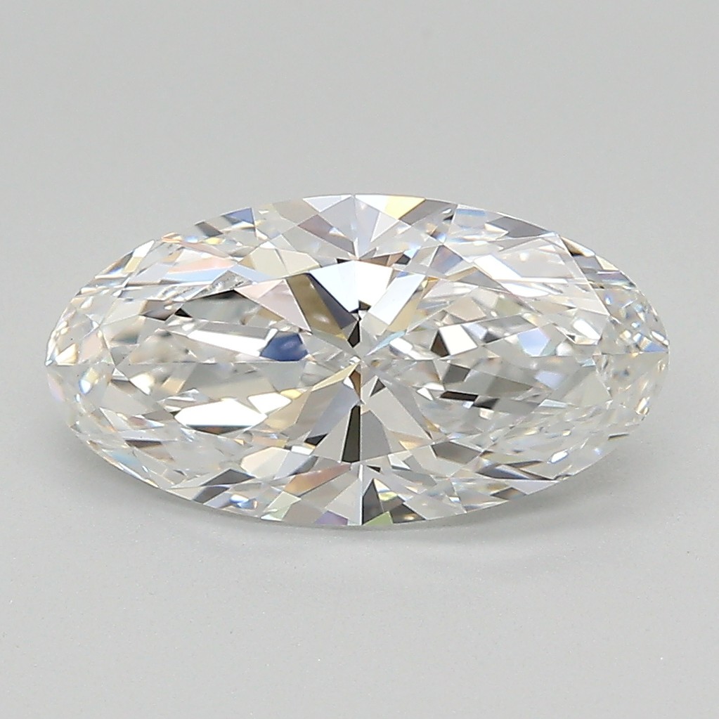 2.08ct Moval D VVS2 Lab-Grown Diamond