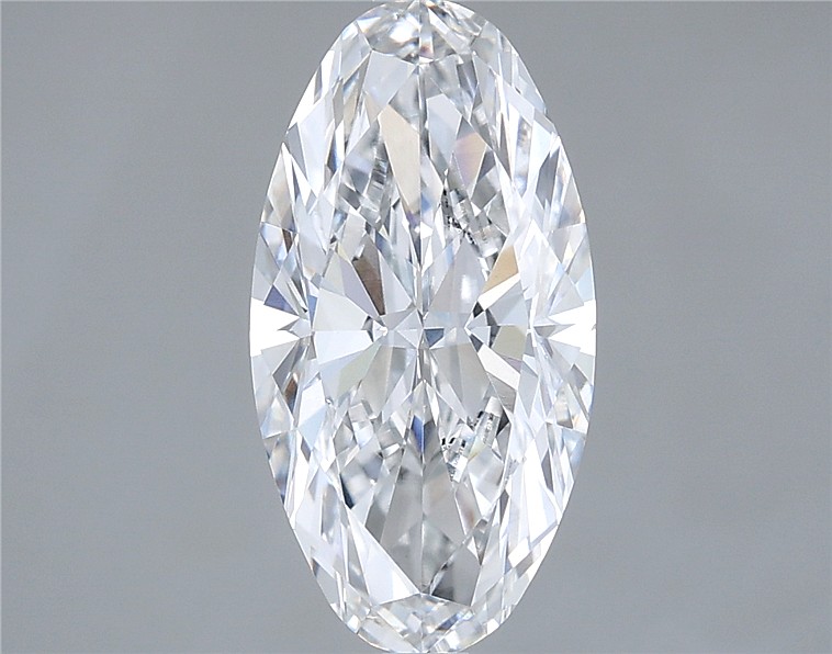 2.53ct Moval D VVS2 Lab-Grown Diamond