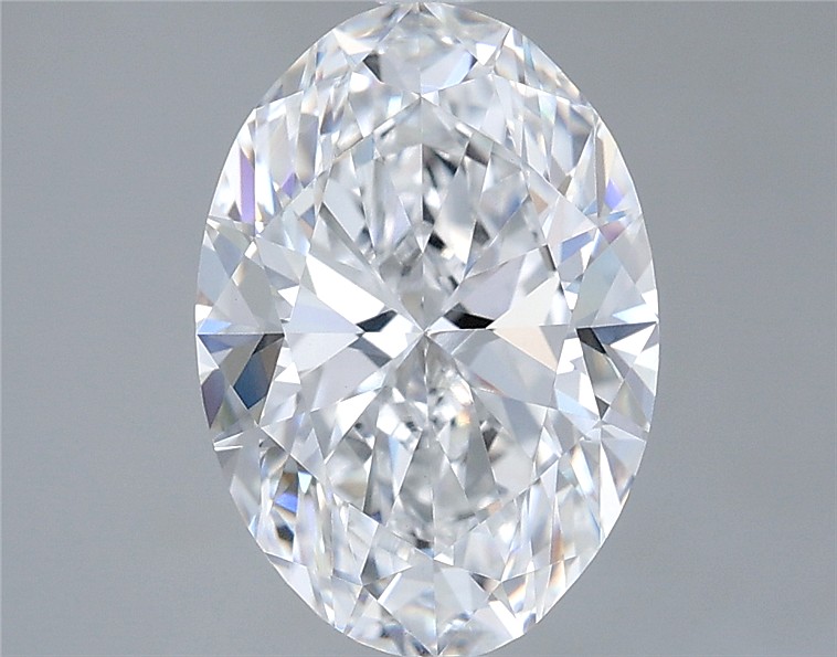 3.02ct Oval D VVS2 Lab-Grown Diamond