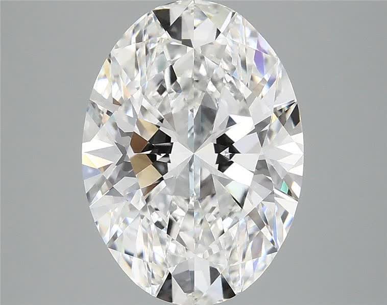 4.2ct Oval F VVS2 Lab-Grown Diamond