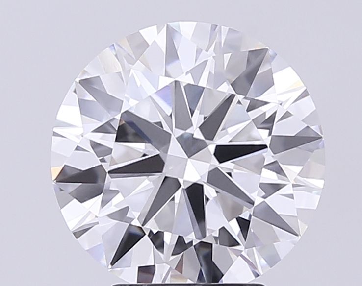 3.43ct Round F VVS2 Lab-Grown Diamond
