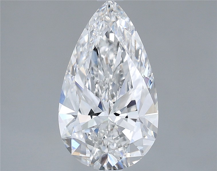 2.51ct Pear F VVS2 Lab-Grown Diamond