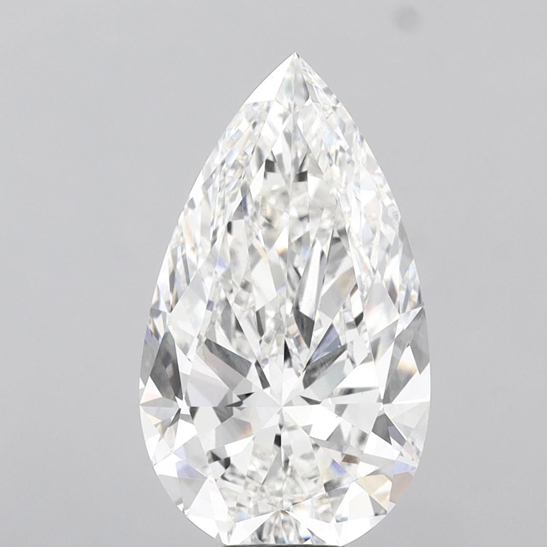 10.51 Carat PEAR Shape F Colour VVS2 Clarity  Cut - White Lab Diamond - 2685909