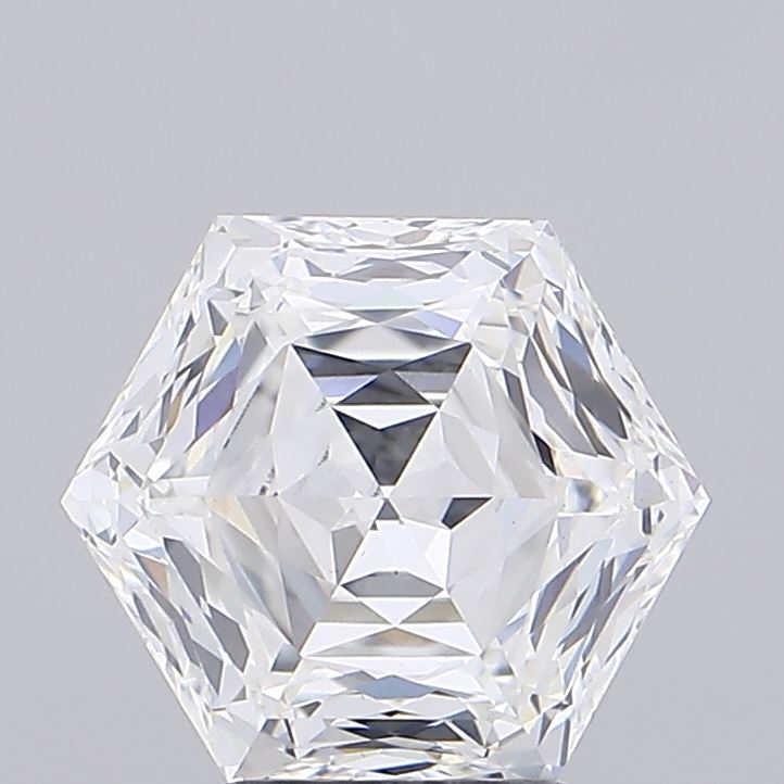 3.07ct Hexagonal F VS1 Lab-Grown Diamond