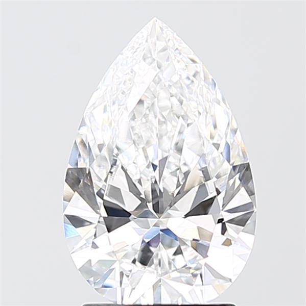 2.1ct Pear D VVS2 Lab-Grown Diamond