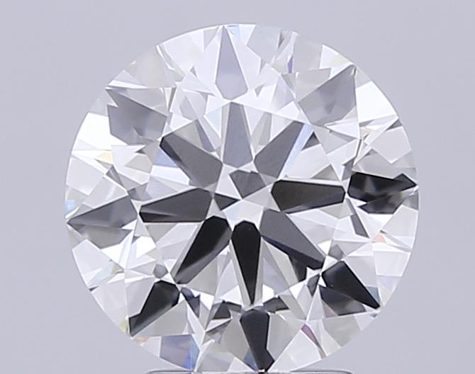 2.5ct Round D VVS2 Lab-Grown Diamond