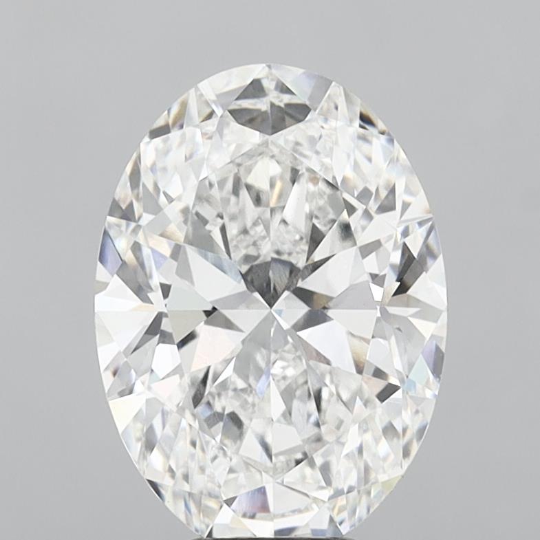 6.55ct Oval F VVS2 Lab-Grown Diamond