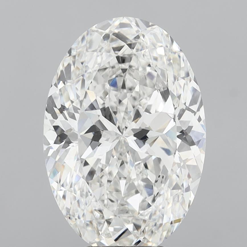 6.08ct Oval F VVS2 Lab-Grown Diamond