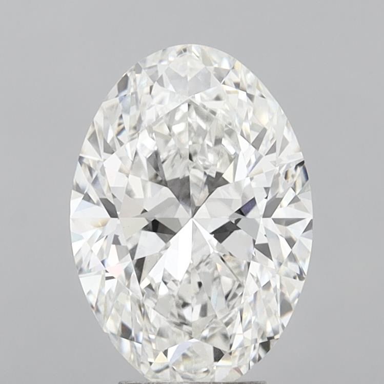 5.08ct Oval F VVS2 Lab-Grown Diamond