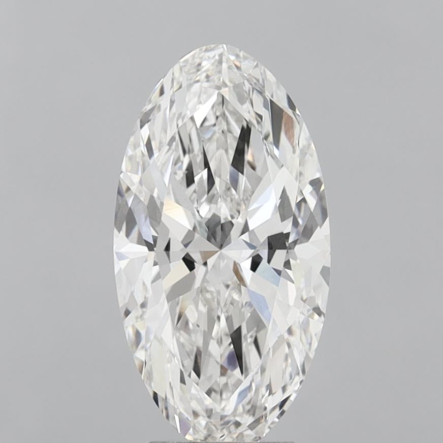 5.06ct Moval F VVS2 Lab-Grown Diamond