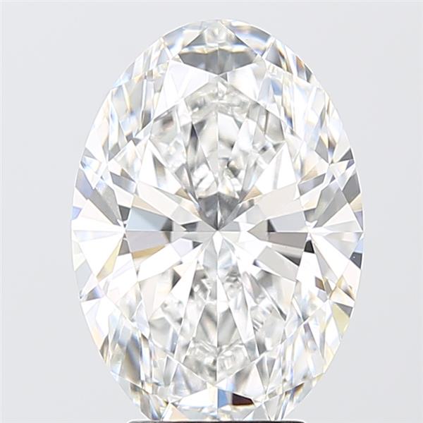 4.08ct Oval F VVS2 Lab-Grown Diamond