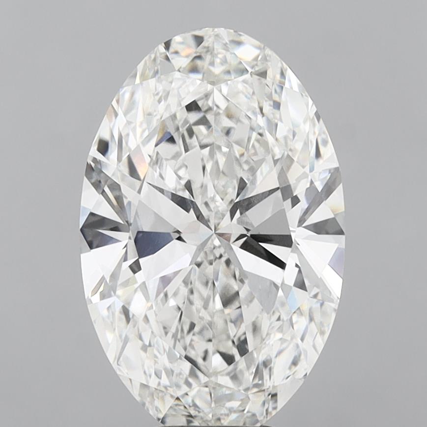 8.1ct Oval F VVS2 Lab-Grown Diamond
