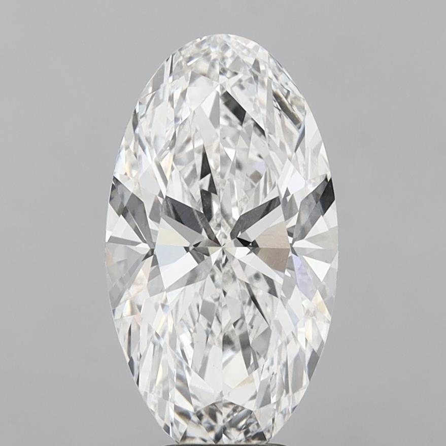 6.1ct Moval F VVS2 Lab-Grown Diamond