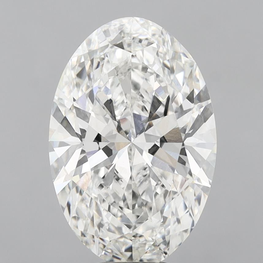 8.08ct Oval F VVS2 Lab-Grown Diamond