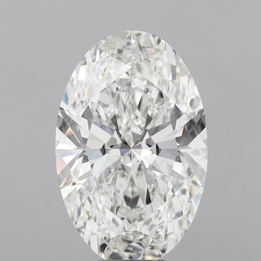 6.08ct Oval F VVS2 Lab-Grown Diamond