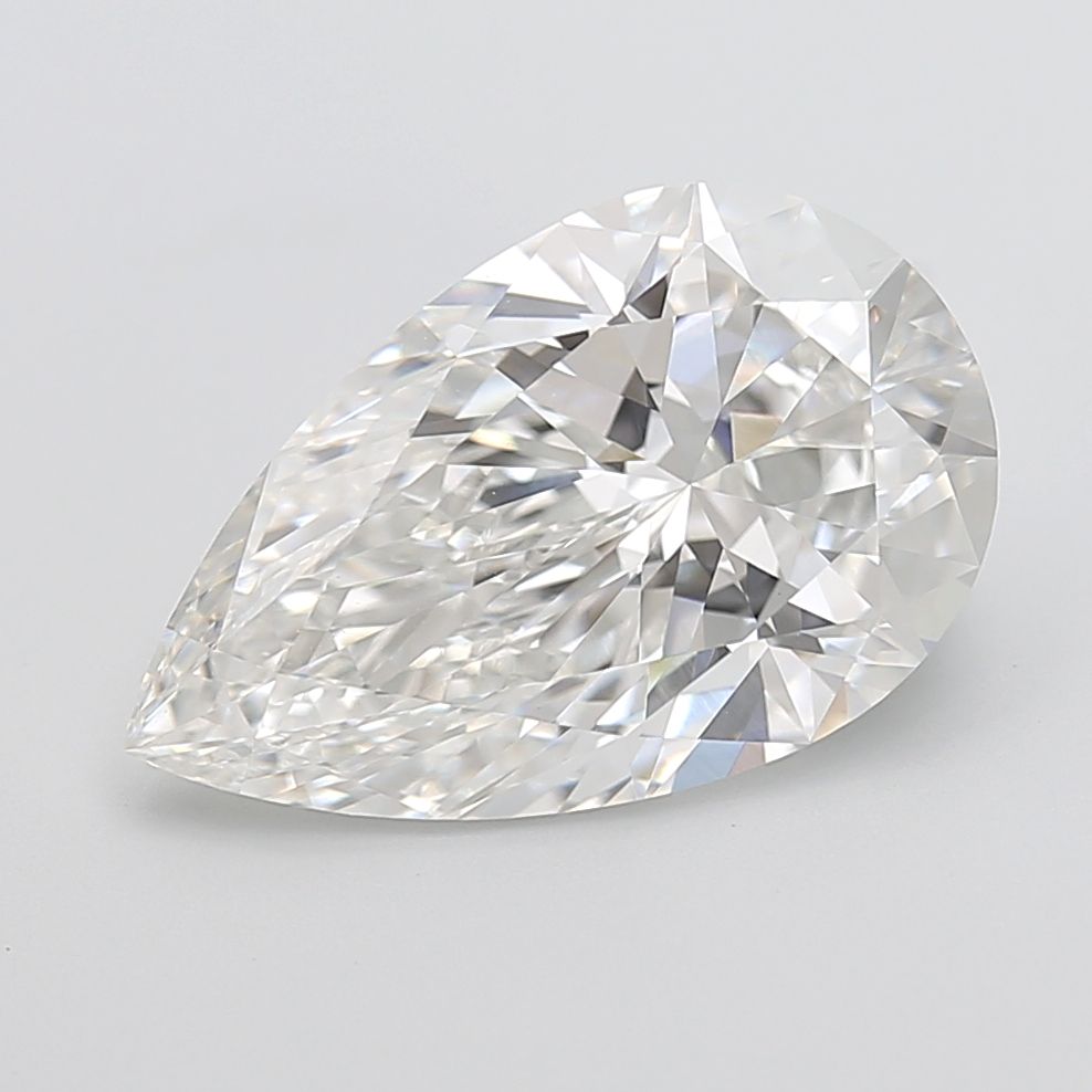 7.41ct Pear F VVS2 Lab-Grown Diamond