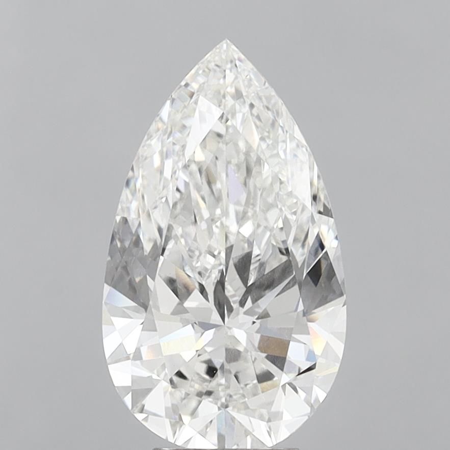 6.51ct Pear F VVS2 Lab-Grown Diamond