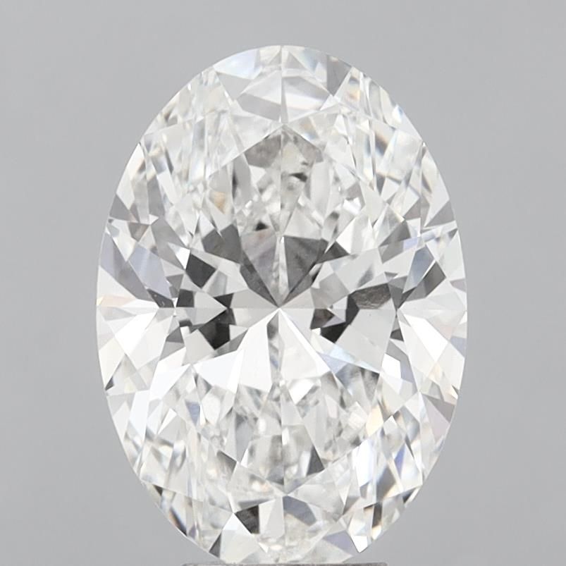 7.09ct Oval F VVS2 Lab-Grown Diamond
