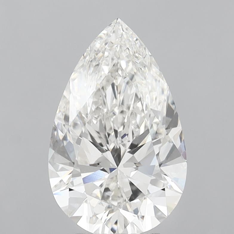 5.06ct Pear F VVS2 Lab-Grown Diamond