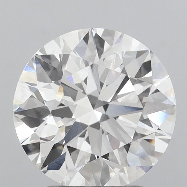 2.57ct Round F VVS2 Lab-Grown Diamond