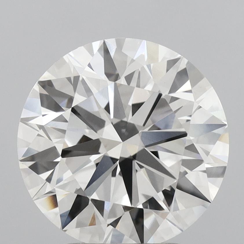 3ct Round F VVS2 Lab-Grown Diamond