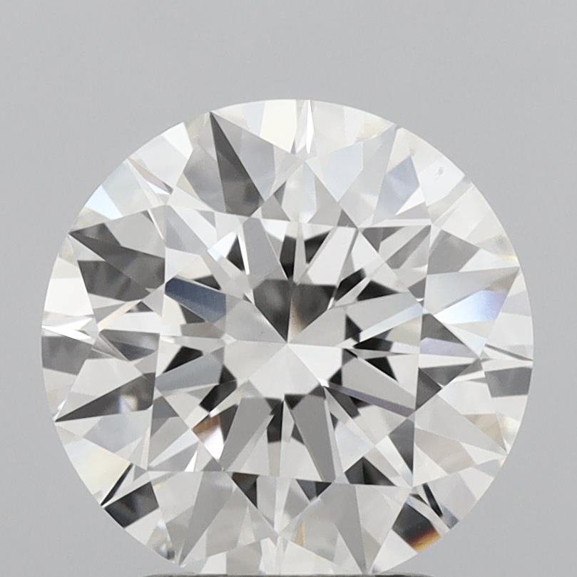 2.5ct Round F VVS2 Lab-Grown Diamond