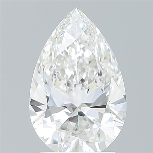 2.07ct Pear F VVS2 Lab-Grown Diamond