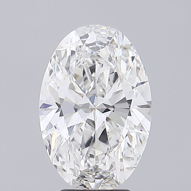 4.37ct Oval F VVS2 Lab-Grown Diamond