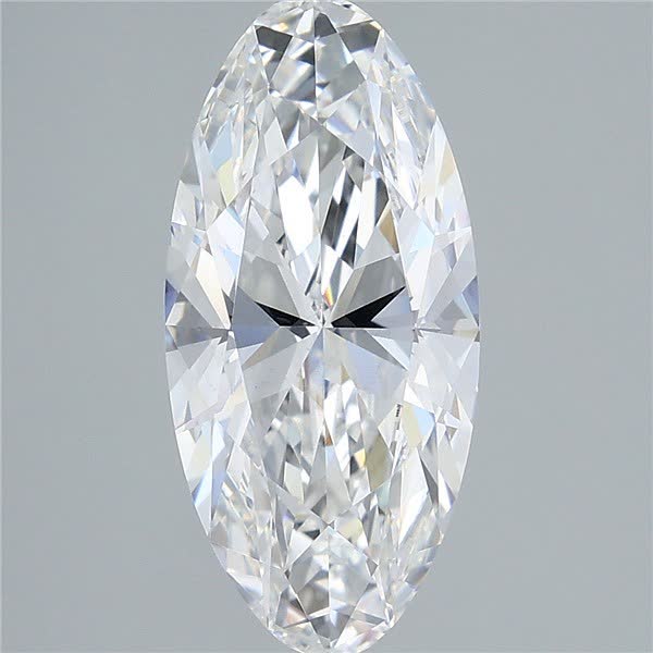 3.09ct Moval E VS1 Lab-Grown Diamond