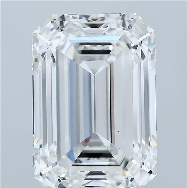 10.01 Carat EMERALD Shape F Colour VVS2 Clarity  Cut - White Lab Diamond - 2667840