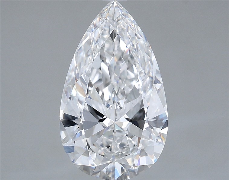 3.02ct Pear D VVS2 Lab-Grown Diamond