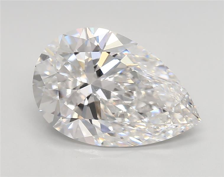 3.73ct Pear E VVS2 Lab-Grown Diamond