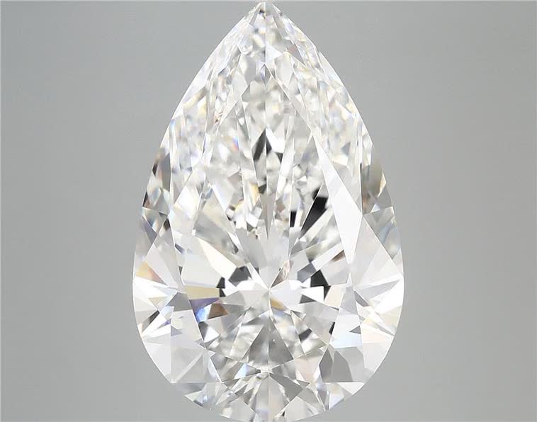 3.08ct Pear D VS2 Lab-Grown Diamond