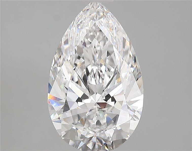 2.82ct Pear D VVS2 Lab-Grown Diamond