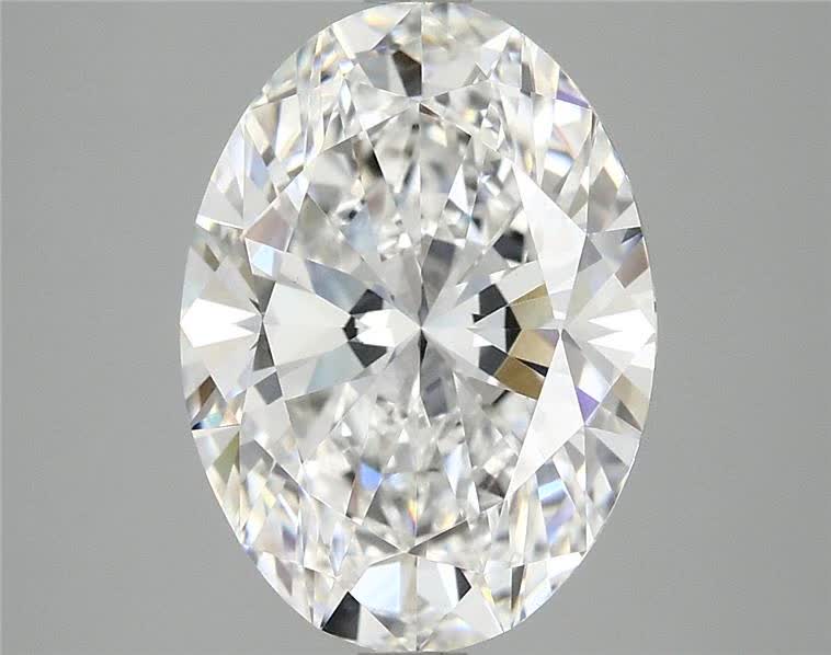 4.2ct Oval F VS2 Lab-Grown Diamond