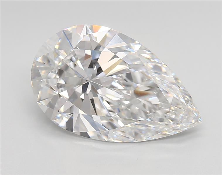 4.17ct Pear D VVS2 Lab-Grown Diamond