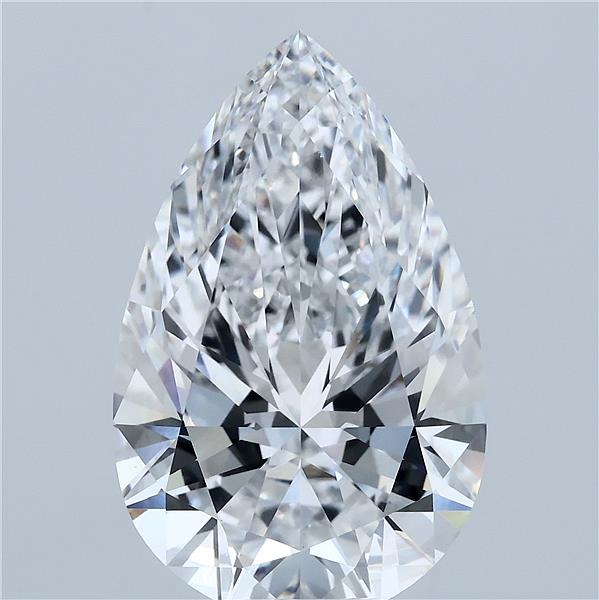 10.23 Carat PEAR Shape D Colour VVS2 Clarity  Cut - White Lab Diamond - 2742595